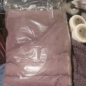 Plush Purple Towel